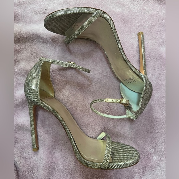 Stuart Weitzman Nudist High Heel Sandals - Picture 6 of 10